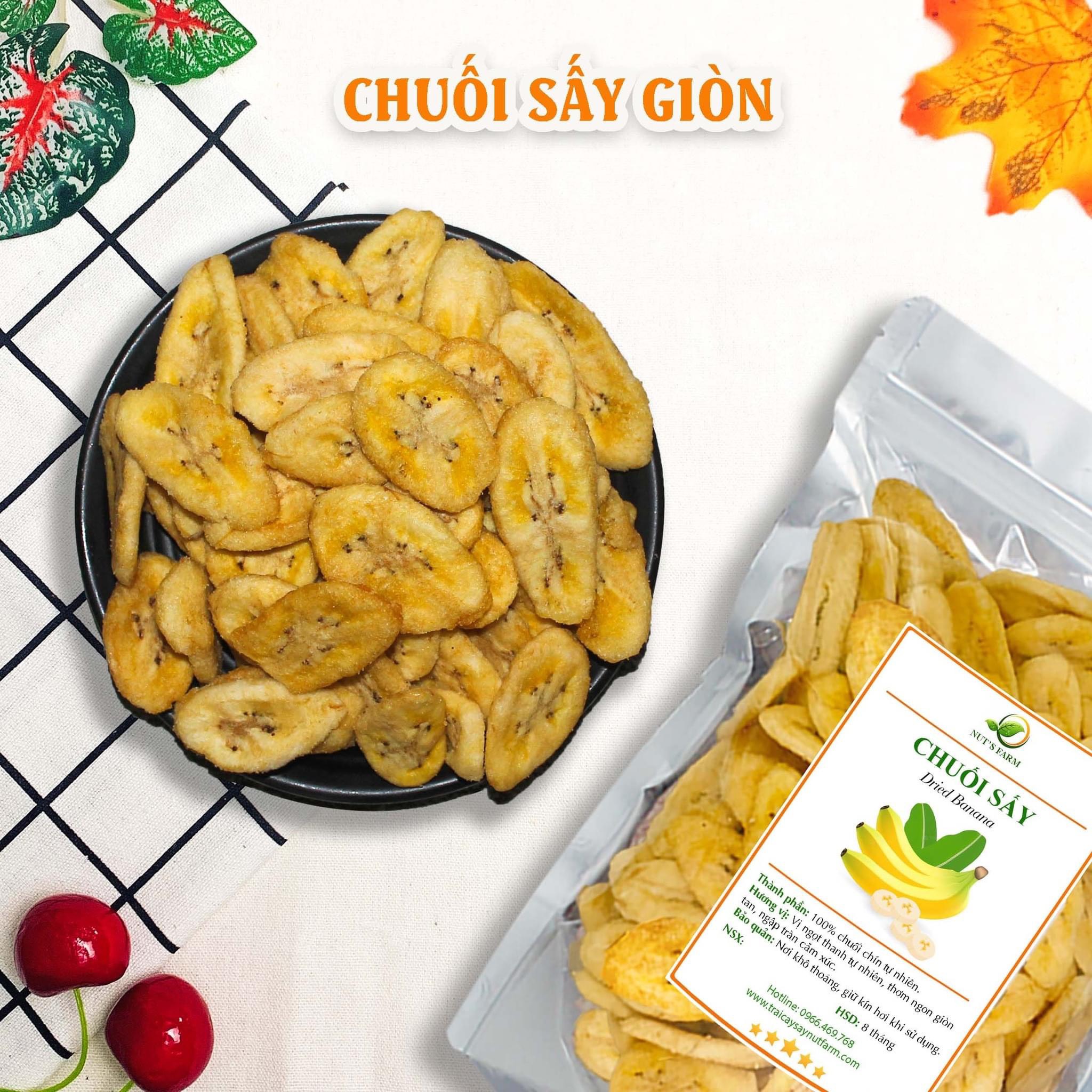 Chuối sấy giòn
